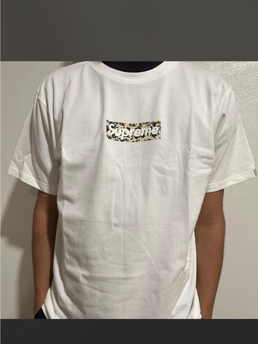 Supreme x Bape box logo. LARGE